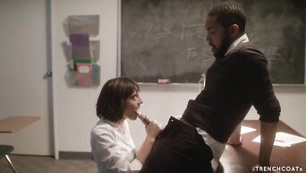Black teacher worships white student Janice Griffith