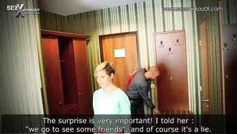 Real cheating wife at hotel