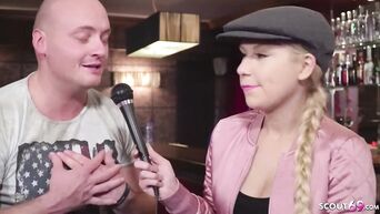 German slut loves public sex