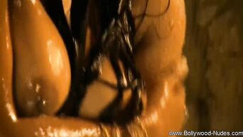 Striptease from natural tits indian girl
