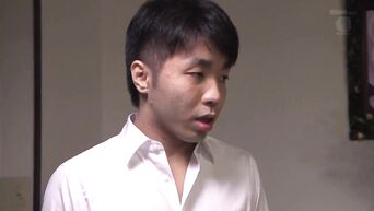 Japanese guy seduces young stepmother