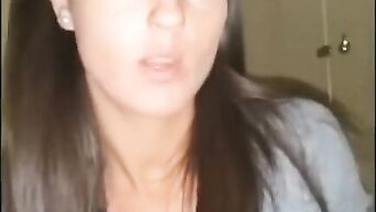 Web model masturbates in student dormitory