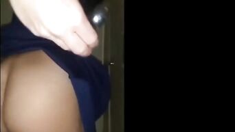 Web model masturbates in student dormitory