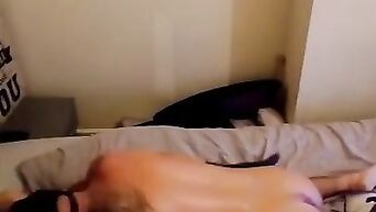 While husband is out of town, bitch is cheating on him with neighbor