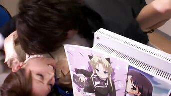 Evil boss dirty punishing Japanese bitch in the office