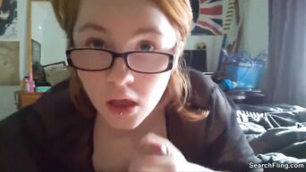 British girl sucks dick because she has menstruation