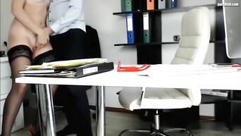 Boss fucks secretary - reality spy cam