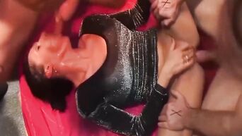 Real German gangbang in private club
