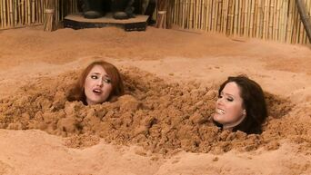 Bound & buried superwoman