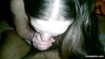 Took off prostitute at bar and gave dick to mouth