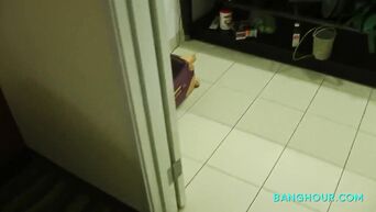 Caught masturbating sister in shower, put clothespins on breasts and fucked
