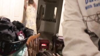 Man cruelly slaps wife on bloody ass