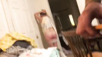 Man cruelly slaps wife on bloody ass