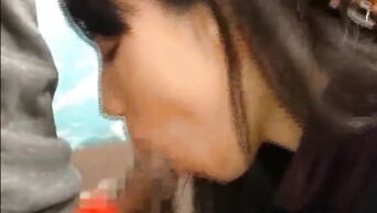 Pervert lured to his van young Asian girl