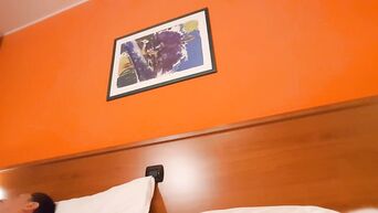 Italian pornstars Rebecca Volpetti & Luna Ramondini FMF in hotel