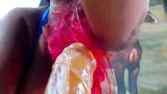 African webcam slut with huge tits