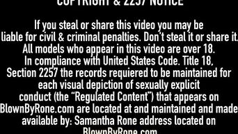 Rapper dirty fucks blonde Samantha Rone