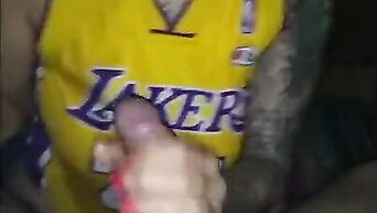 Female drug addict smokes marijuana and sucks penis