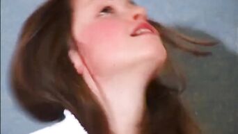 Caucasian man fucks Russian girl in ass in Moscow hotel