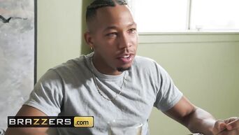 Dee Williams fucks young black in kitchen while husband dines