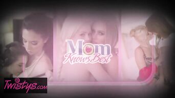 Stepmom helps step-daughter to relax