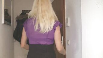 Mature German slut seduced student