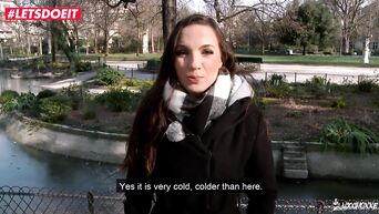 Czech girl loves anal for money