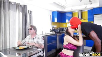 Valentina Nappi is cheating on blind husband with black