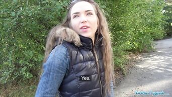 Czech stranger fucked tourist on the street