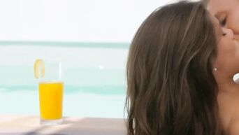Wet girls cums without guys