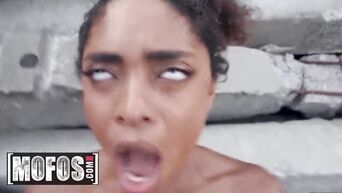 Stranger Fucks Real Ebony Girl