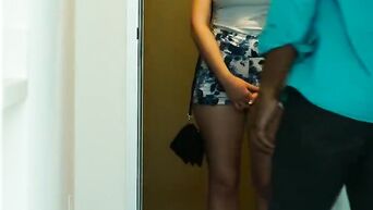 Tall Aria Sky with hairy cunt at casting