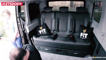 Mature taxi driver seduced French girl