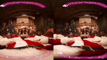 Santa and Lascivious Elves VR Porn