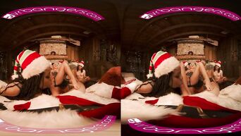 Santa and Lascivious Elves VR Porn