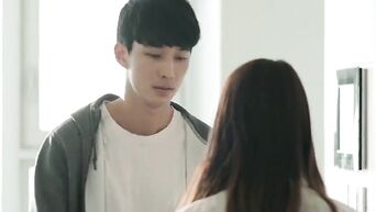 Korean teen brutally mastered girlfriend's cunt