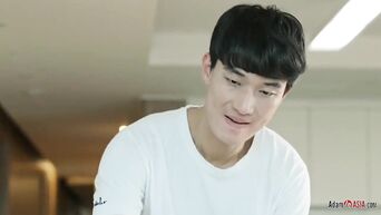 Korean teen brutally mastered girlfriend's cunt