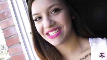 Innocent Teen Sucks And Fucks Like A Slut!