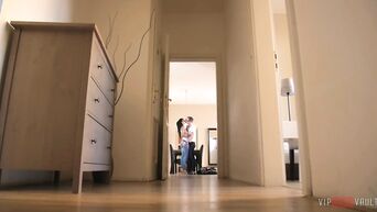 LETSDOEIT - Interracial Couple Can't Even Make It To The BedRoom