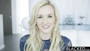 BLACKED Tiny Blonde Teen with Huge Black Cock