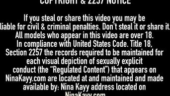 Nympho Nina Kayy Wraps Her Mouth & Pussy Around A BBC!