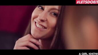 LETSDOEIT - 18yr Old Lesbo Receives Her FIRST EVER Squirting Orgasm