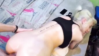 Hot Blonde Teen Gets Fucked In The Ass