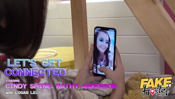 Fake Hostel Young fella has sneaky sex with older lady before gf joins