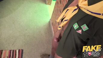 Fake Hostel Pantyless Scouts from another dimension need to be fucked