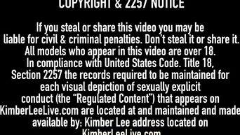 Horny Hot Kimber Lee Gets Her Natural Titties Fucked!