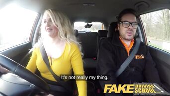 Fake Driving School Louise Lee Riding the Instructors Cock