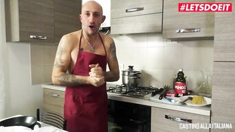 LETSDOEIT - Hot Italian Milf Rides a Big Cock At Casting