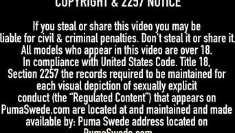 Swedish Amazon Puma Swede Eats Pussy With Hot Allison Moore!