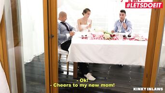 LETSDOEIT - Teen Step MOM Cindy Shine Fucks Step Son In Her Bride Dress